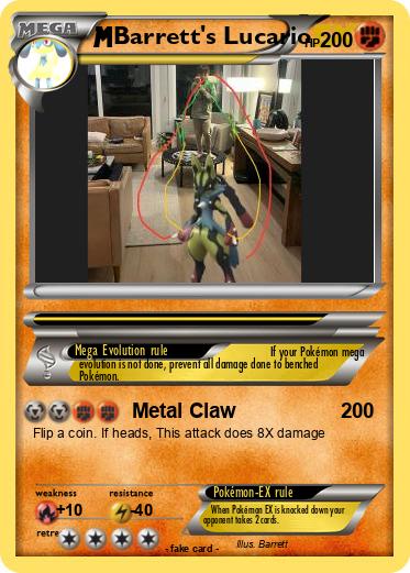 Pokemon Barrett's Lucario
