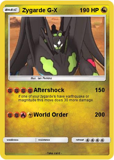 Pokemon Zygarde G-X
