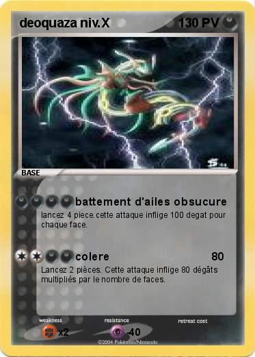 Pokemon deoquaza niv.X