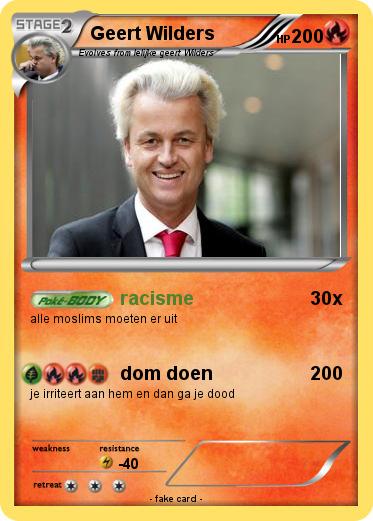 Pokemon Geert Wilders