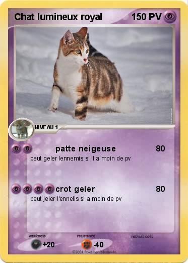 Pokemon Chat lumineux royal