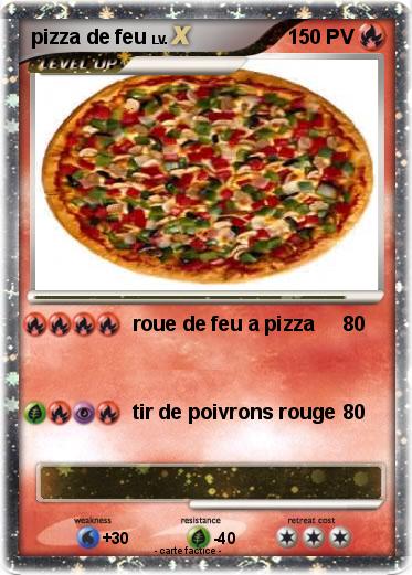 Pokemon pizza de feu