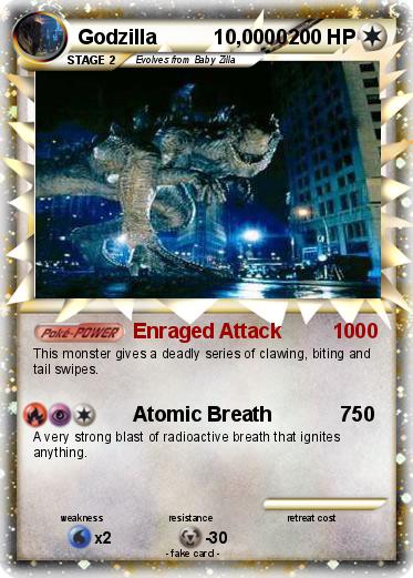 Pokemon Godzilla          10,0000