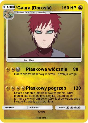 Pokemon Gaara (Dorosły)