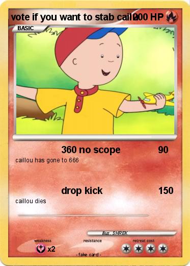 Pokemon vote if you want to stab cailu