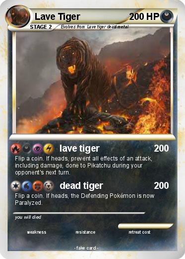 Pokemon Lave Tiger