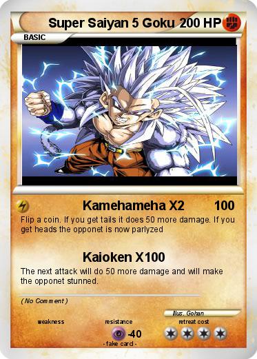 Pokemon Super Saiyan 5 Goku