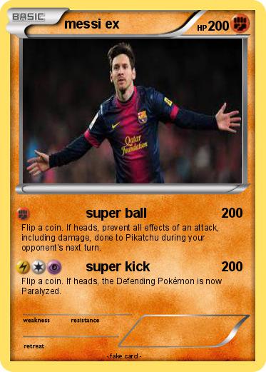 Pokemon messi ex