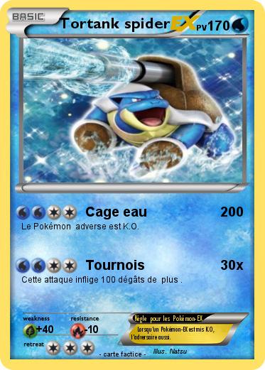 Pokemon Tortank spider