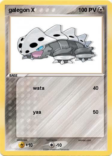 Pokemon galegon X
