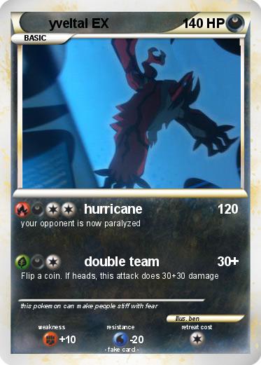 Pokemon yveltal EX