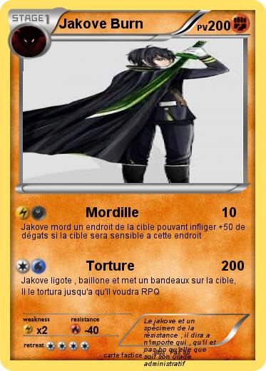 Pokemon Jakove Burn