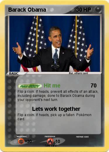 Pokemon Barack Obama