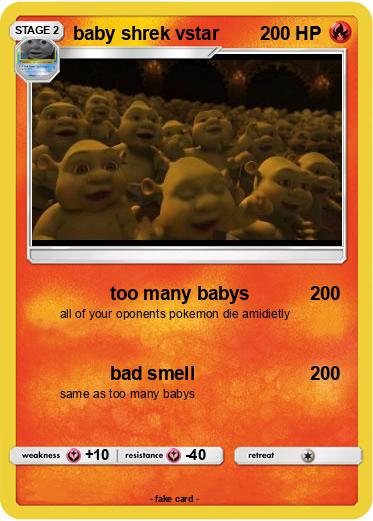 Pokemon baby shrek vstar