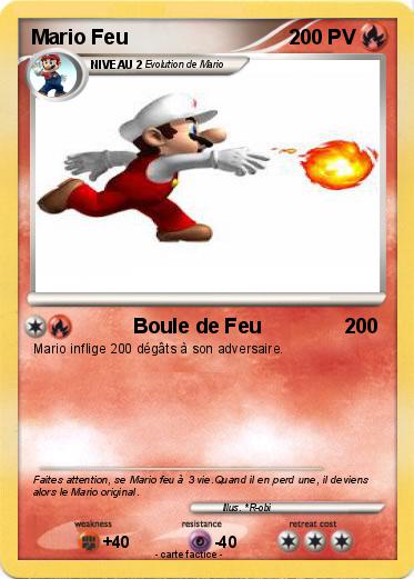 Pokemon Mario Feu