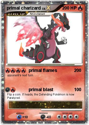 Pokemon primal charizard