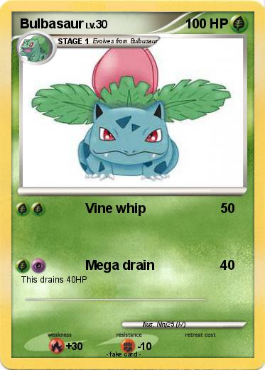 Pokemon Bulbasaur