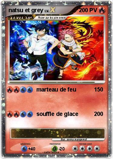 Pokemon natsu et grey