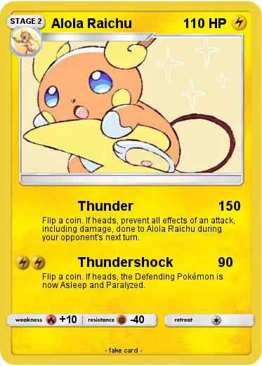Pokemon Alola Raichu