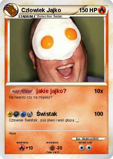 Pokemon Człowiek Jajko