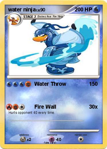 Pokemon water ninja