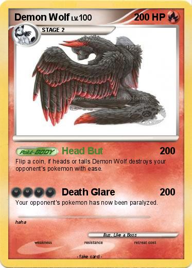 Pokemon Demon Wolf
