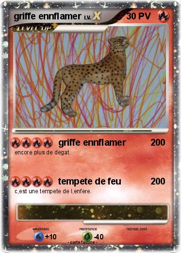 Pokemon griffe ennflamer