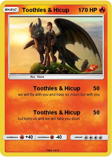 Pokemon Toothles & Hicup