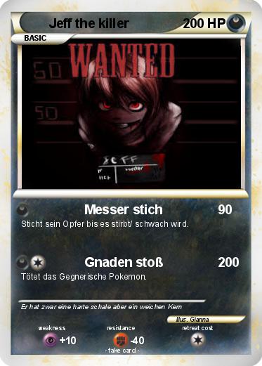 Pokemon Jeff the killer