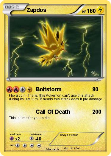 Pokemon Zapdos