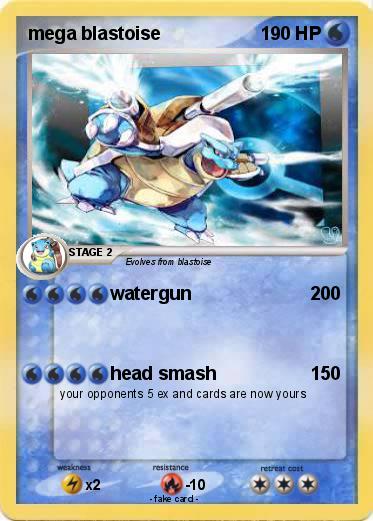 Pokemon mega blastoise