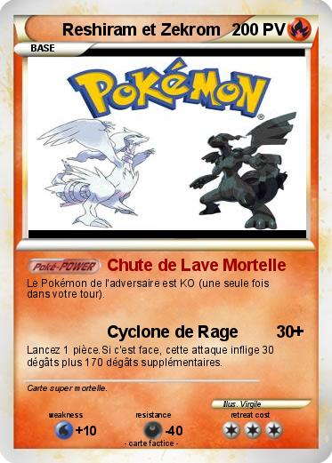 Pokemon Reshiram et Zekrom