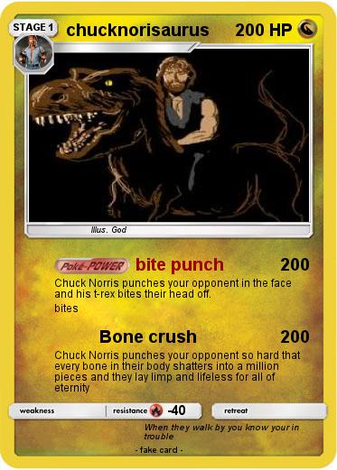Pokemon chucknorisaurus