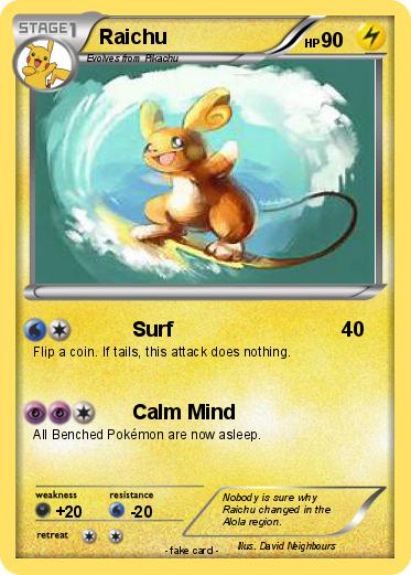 Pokemon Raichu