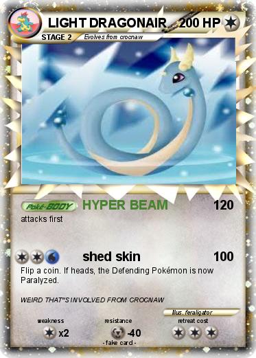Pokemon LIGHT DRAGONAIR