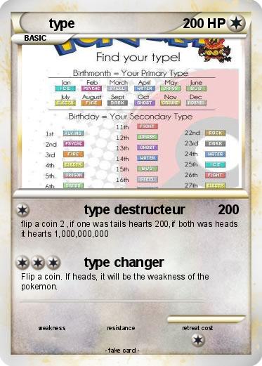 Pokemon type