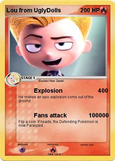 Pokemon Lou from UglyDolls