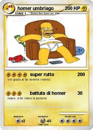Pokemon homer umbriago