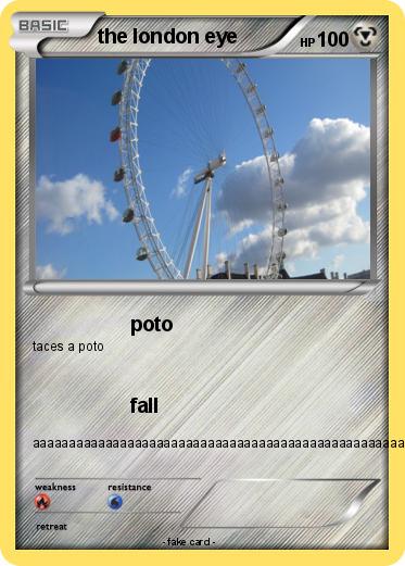Pokemon the london eye