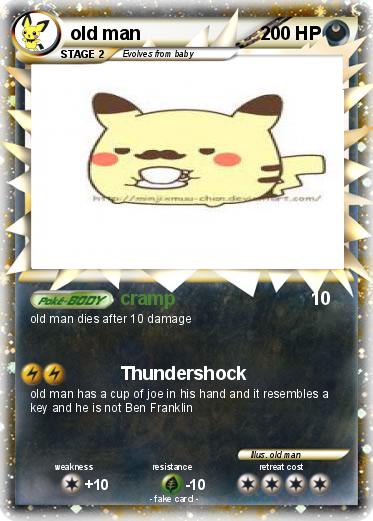 Pokemon old man