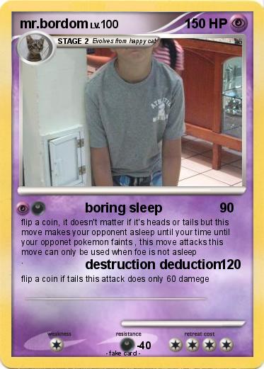 Pokemon mr.bordom