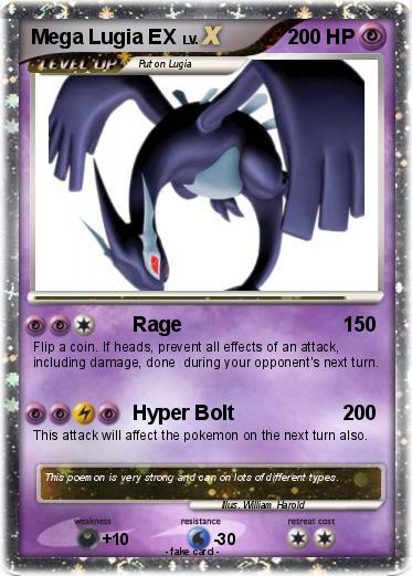Pokemon Mega Lugia EX