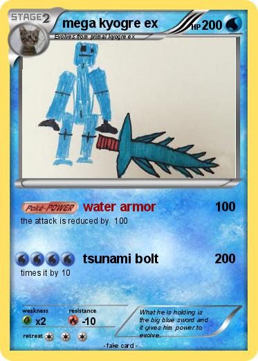 Pokemon mega kyogre ex