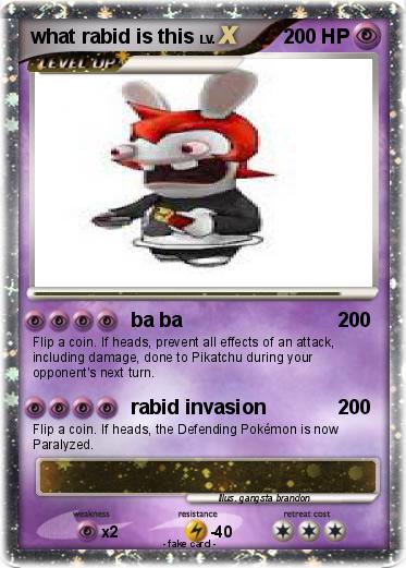 Pokemon what rabid is this