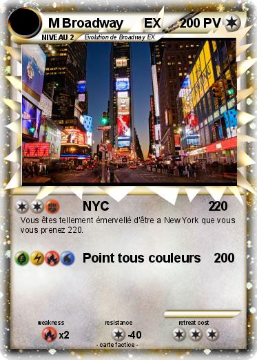 Pokemon M Broadway      EX