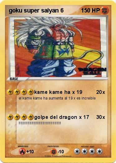 Pokemon goku super saiyan 6