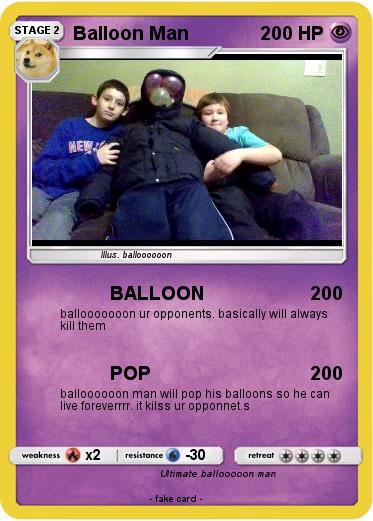 Pokemon Balloon Man