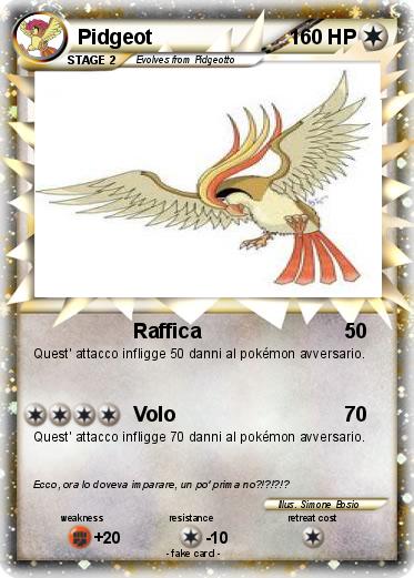 Pokemon Pidgeot
