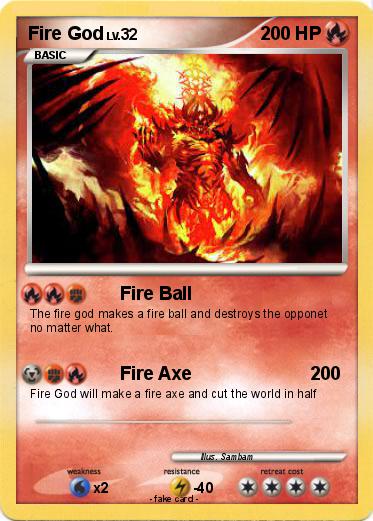 Pokemon Fire God