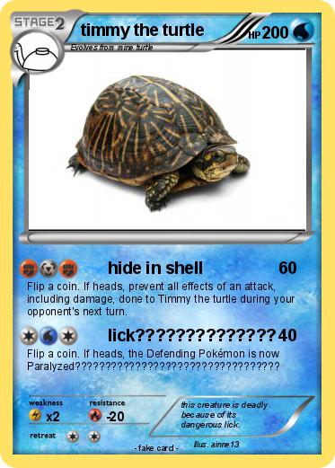 Pokemon timmy the turtle